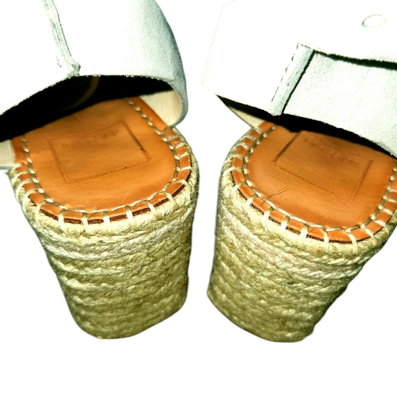 Dolce Vita Tan Wedges with Ankle Strap - Picture 5 of 15